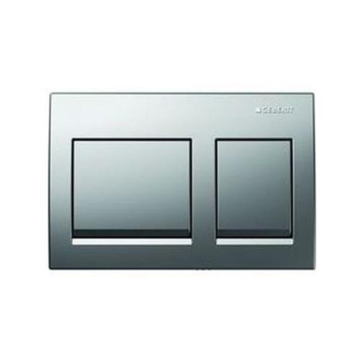 Geberit Alpha 25 Square Actuator Plate Matt Chrome