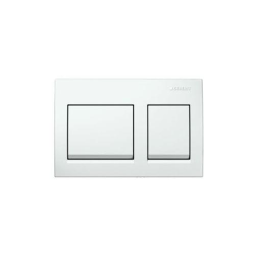Geberit Alpha 25 Square Actuator Plate Alpine White