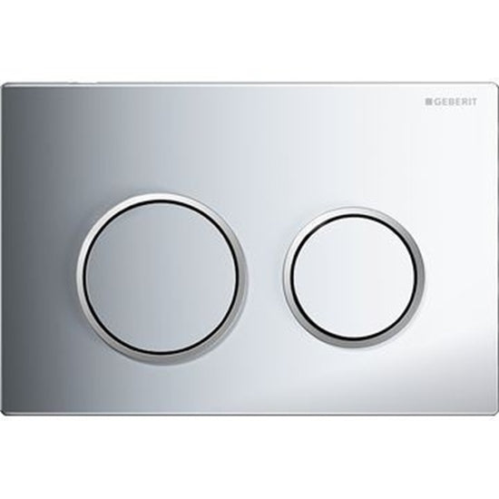 Geberit Omega 20 Round Flush Actuator Plate Bright Chrome Round