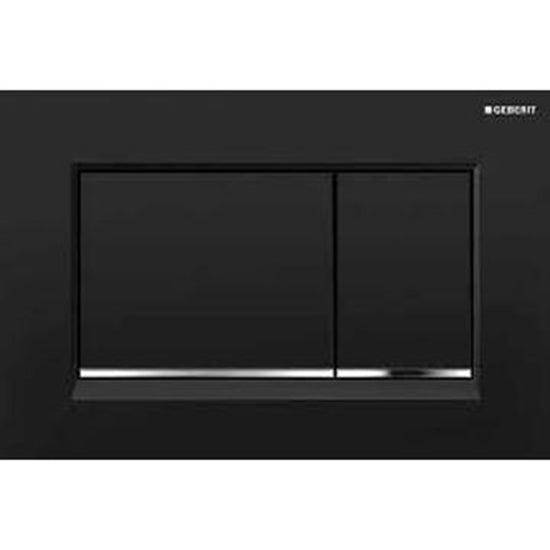 Geberit Sigma 20 Square Black Chrome