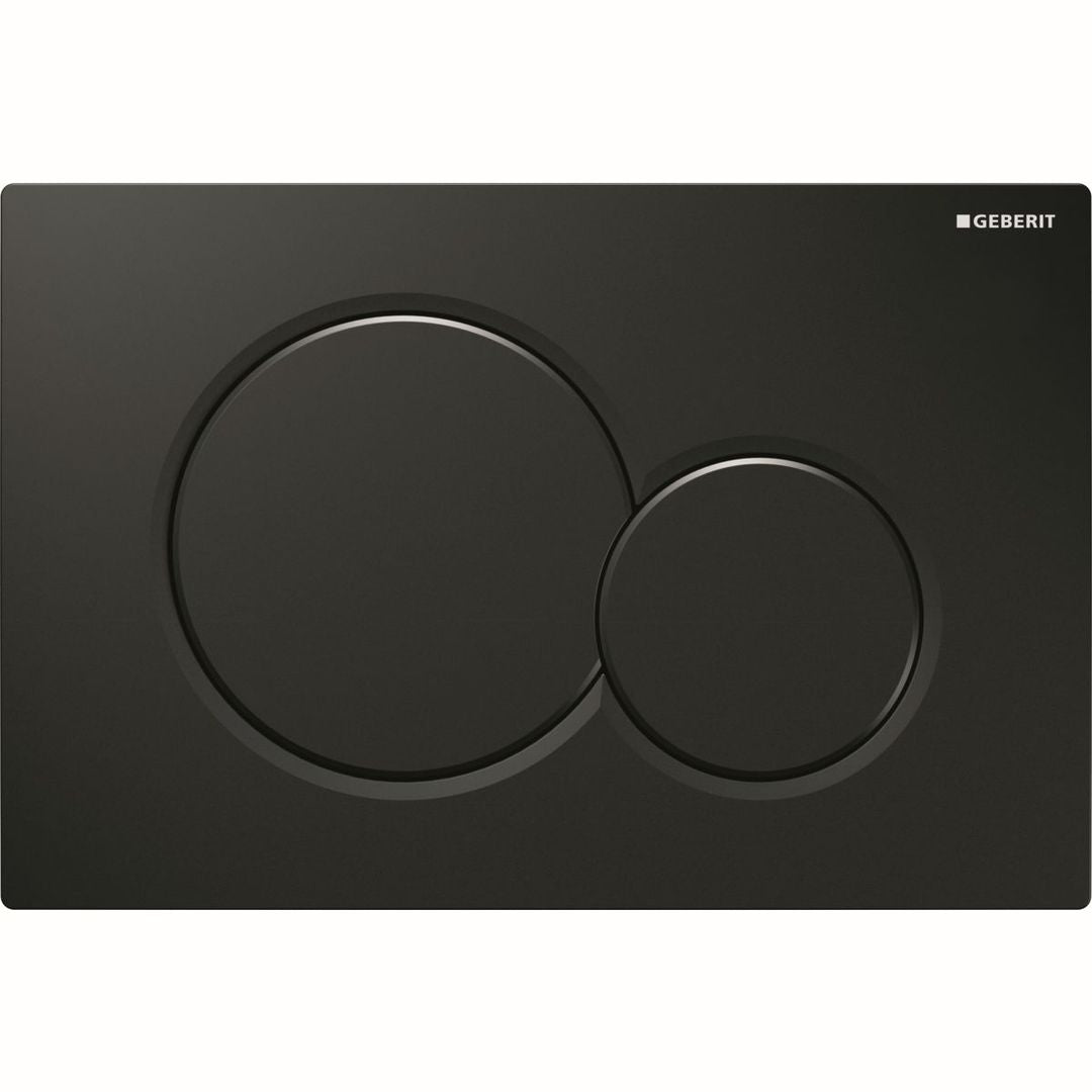 Geberit Sigma 01 Round Jet Black Plate