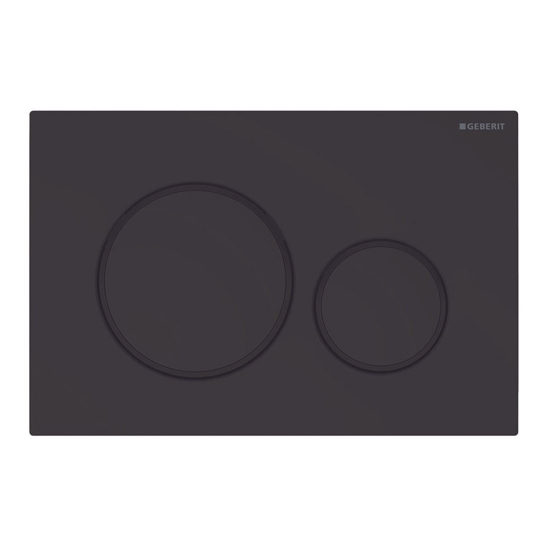 Geberit Sigma 20 Round Black Matt Coated Flush Plate