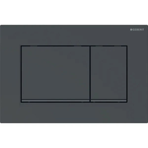 Geberit Sigma 20 Square Black Gloss Actuator