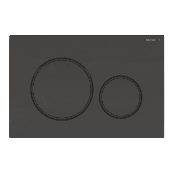 Geberit Sigma 20 Round Black Matt Flush Plate