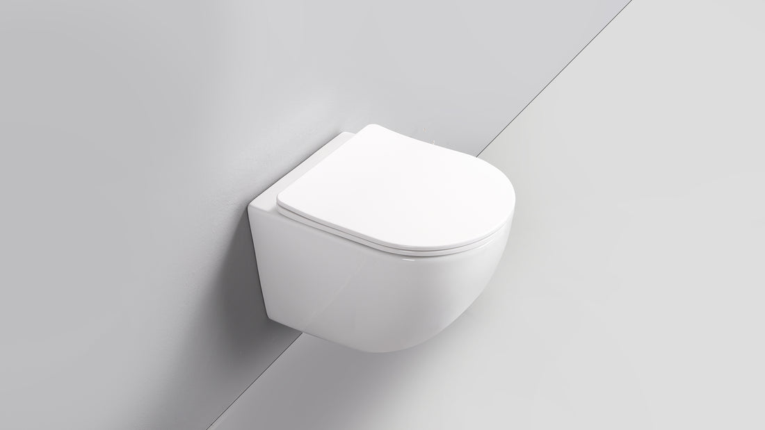 ELIO PAN ROUND WHITE WALL HUNG PAN & SEAT