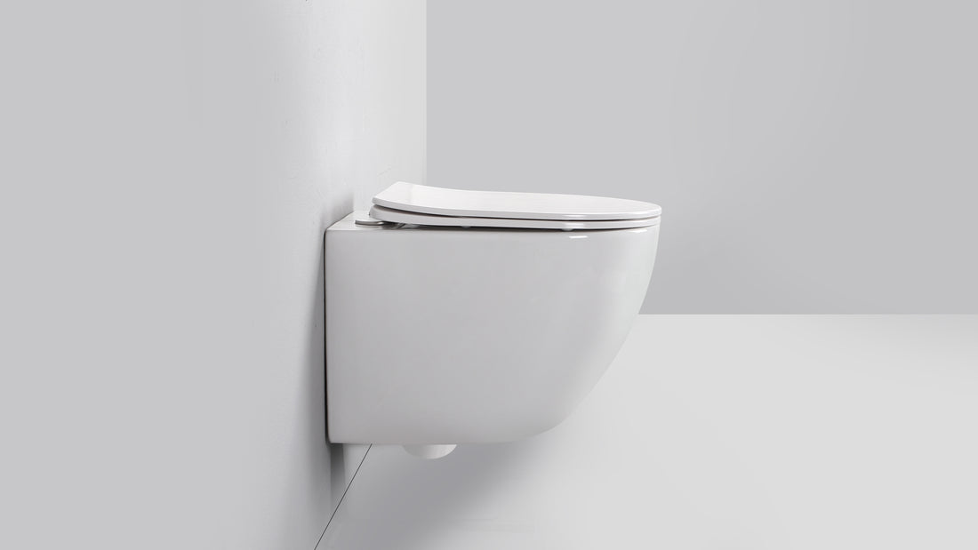 ELIO PAN ROUND WHITE WALL HUNG PAN & SEAT