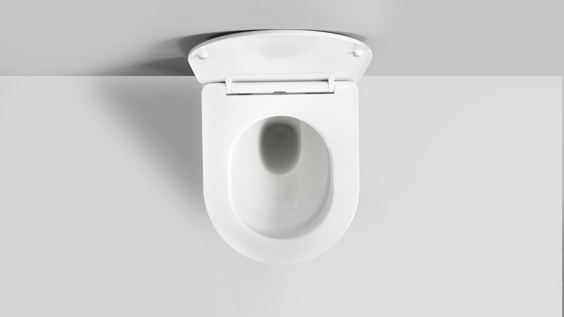 ELIO PAN ROUND WHITE WALL HUNG PAN & SEAT
