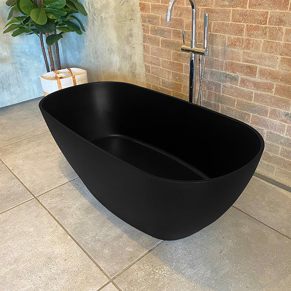 Amor Midnight Quartz Freestanding Bathtub