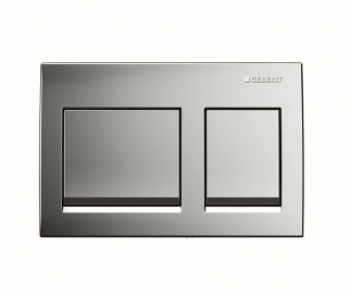 Geberit Alpha 35 Square Actuator Plate Matt Chrome