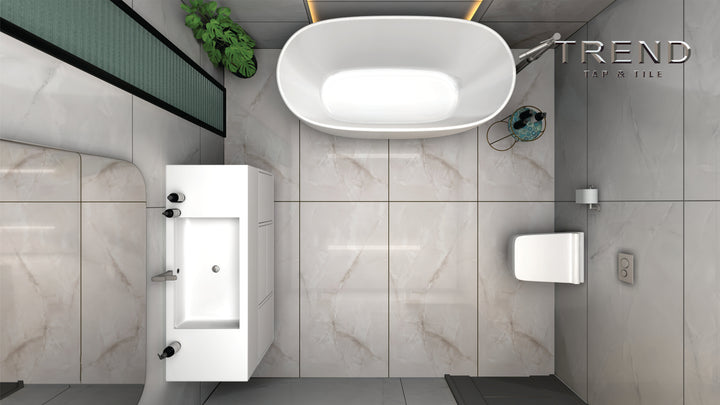 Aera Onyx Oak Glossy Porc. 600x1200 1st Floor & Wall Tiles