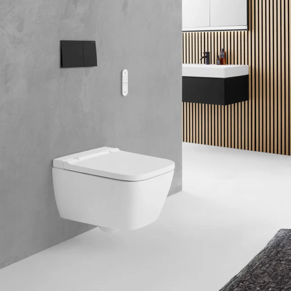 Geberit Aquaclean Sela Square Wall Hung Pan & Seat Cover