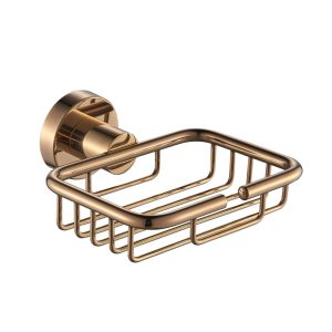 Milan Rose Gold Soap Basket