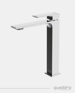Quaddro Highrise Basin Mixer Chrome
