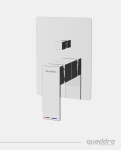 Quaddro Diverter Concealed Mixer Chrome