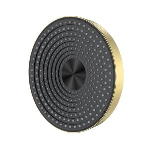 Shower Head Brushed Brass Round 12"