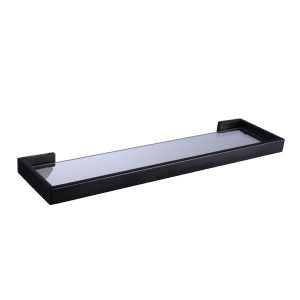 Sydney Black Glass Shelf