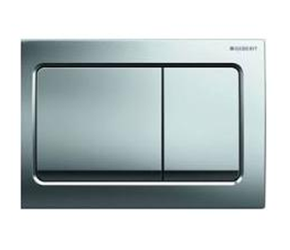 Geberit Alpha 30 Sq Flush Plate Bright Chrome