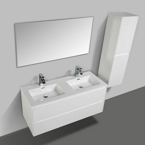 Clear Cube Enzo 1200 Dd White Cabinet & Basin