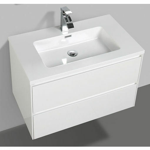 Clear Cube Enzo 600 Dd White Cabinet & Basin