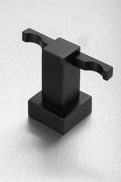 Gio Malta Black Double Robe Hook