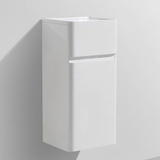 Clear Cube Milan Side Cabinet 750 White Full