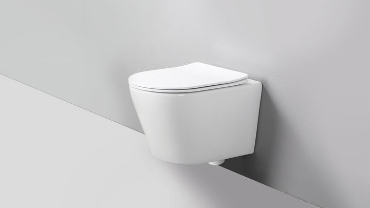 ANTONIO PAN WHITE WALL HUNG PAN & SEAT