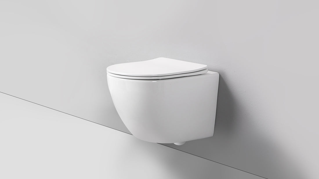 ELIO PAN ROUND WHITE WALL HUNG PAN & SEAT