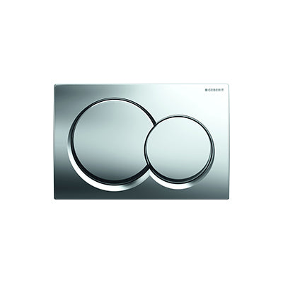 Geberit Alpha 01 Ro Plate Bright Chrome