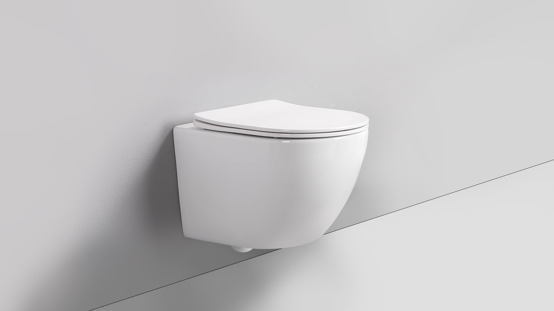 ELIO PAN ROUND WHITE WALL HUNG PAN & SEAT