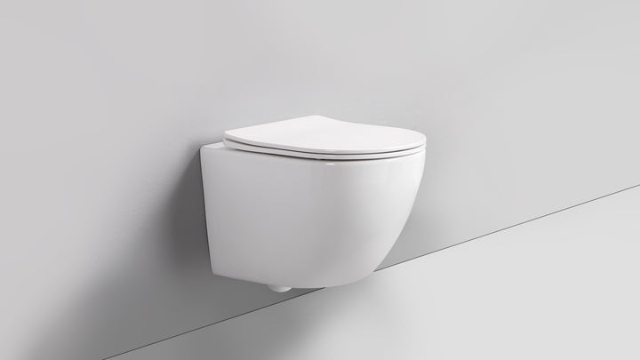 ELIO PAN ROUND WHITE WALL HUNG PAN & SEAT