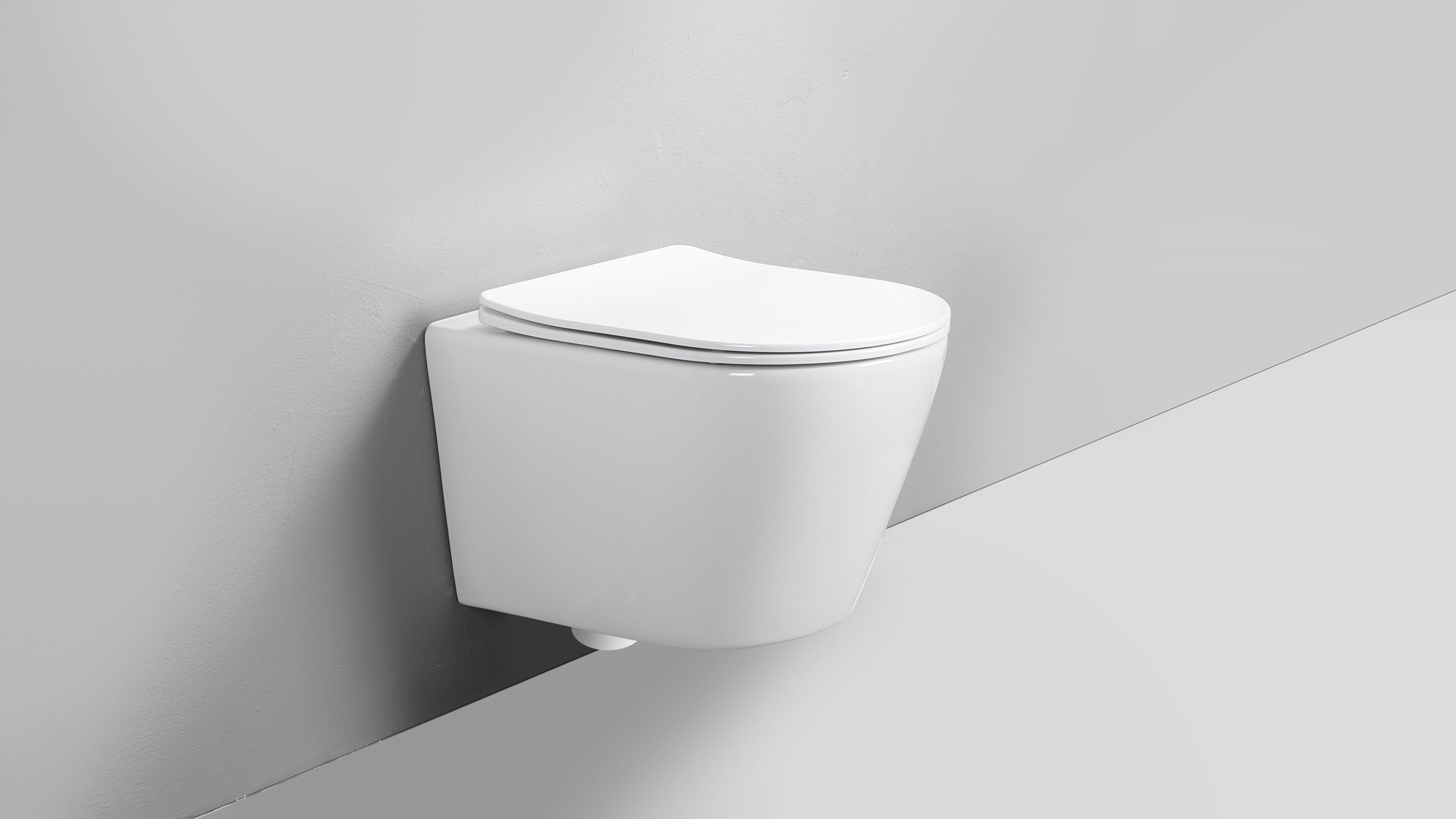 ANTONIO PAN WHITE WALL HUNG PAN & SEAT