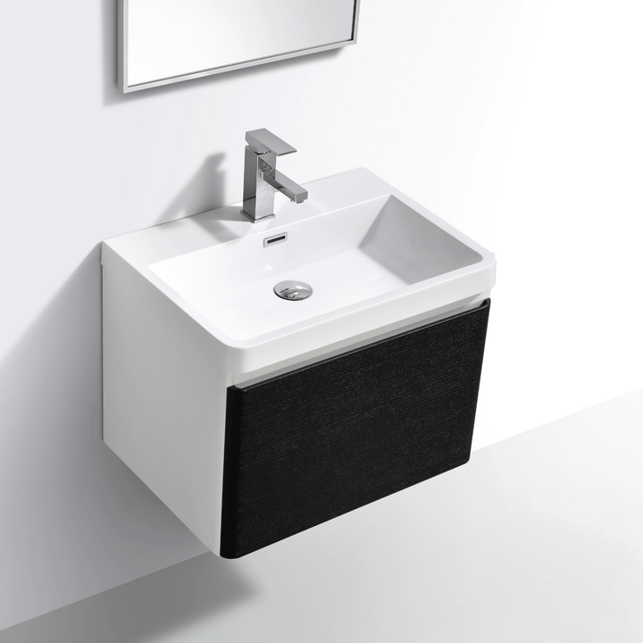 Clear Cube Milan 600 Sd Cabinet & Basin Grey Colour Mix