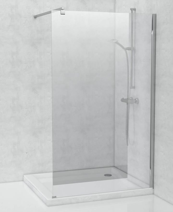 TAT Waterfall Shower Screen 1000X2000X8Mm Wall Mounted