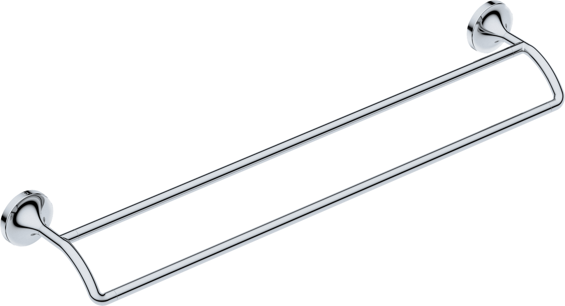 2782 Double Rail 650Mm -Chrome