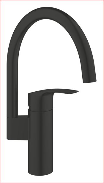Grohe Eurosmart Sink Mixer Deck Mount Matte Black