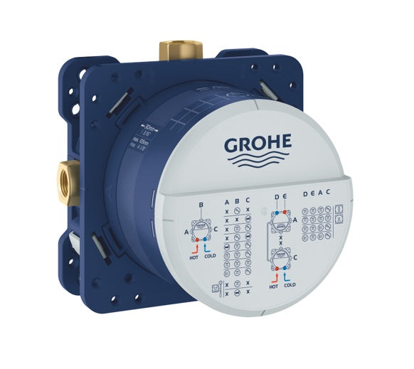 クローラー・キューオン Grohe Cubeo Concealed Shower Mixer Trim Chrome – trendtapntile