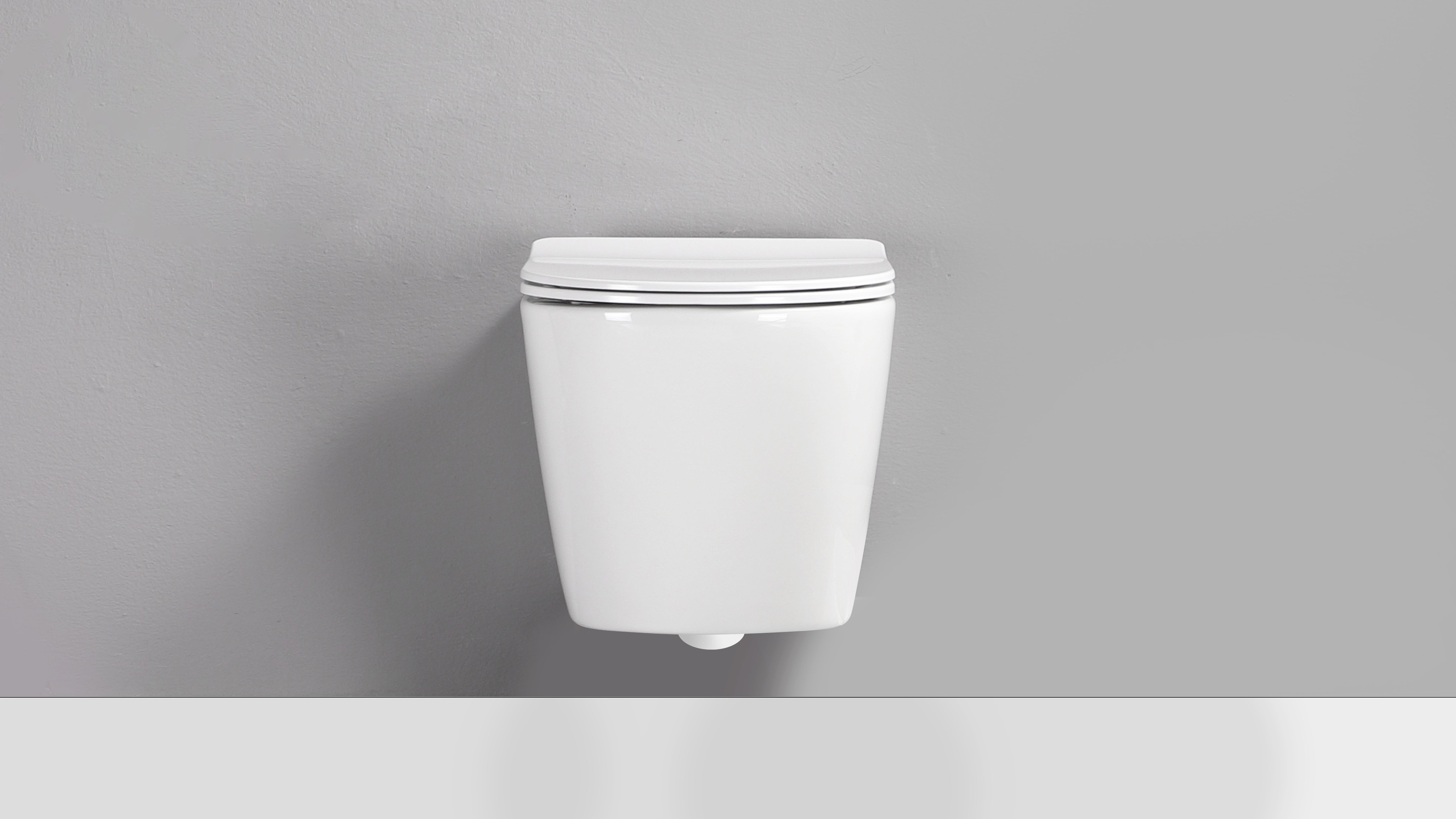 ANTONIO PAN WHITE WALL HUNG PAN & SEAT