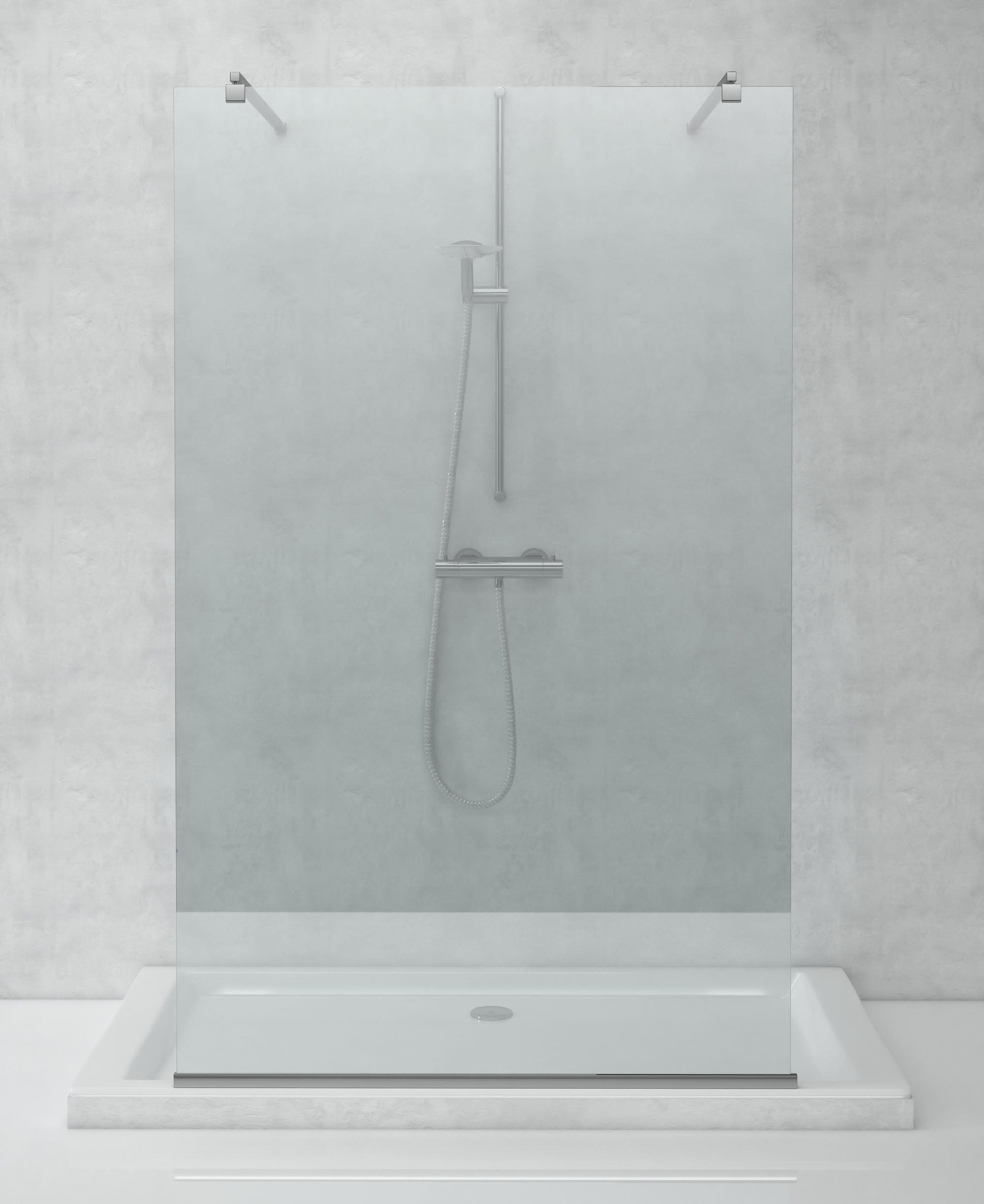 TAT Waterfall Shower Screen 1200 Free Standing