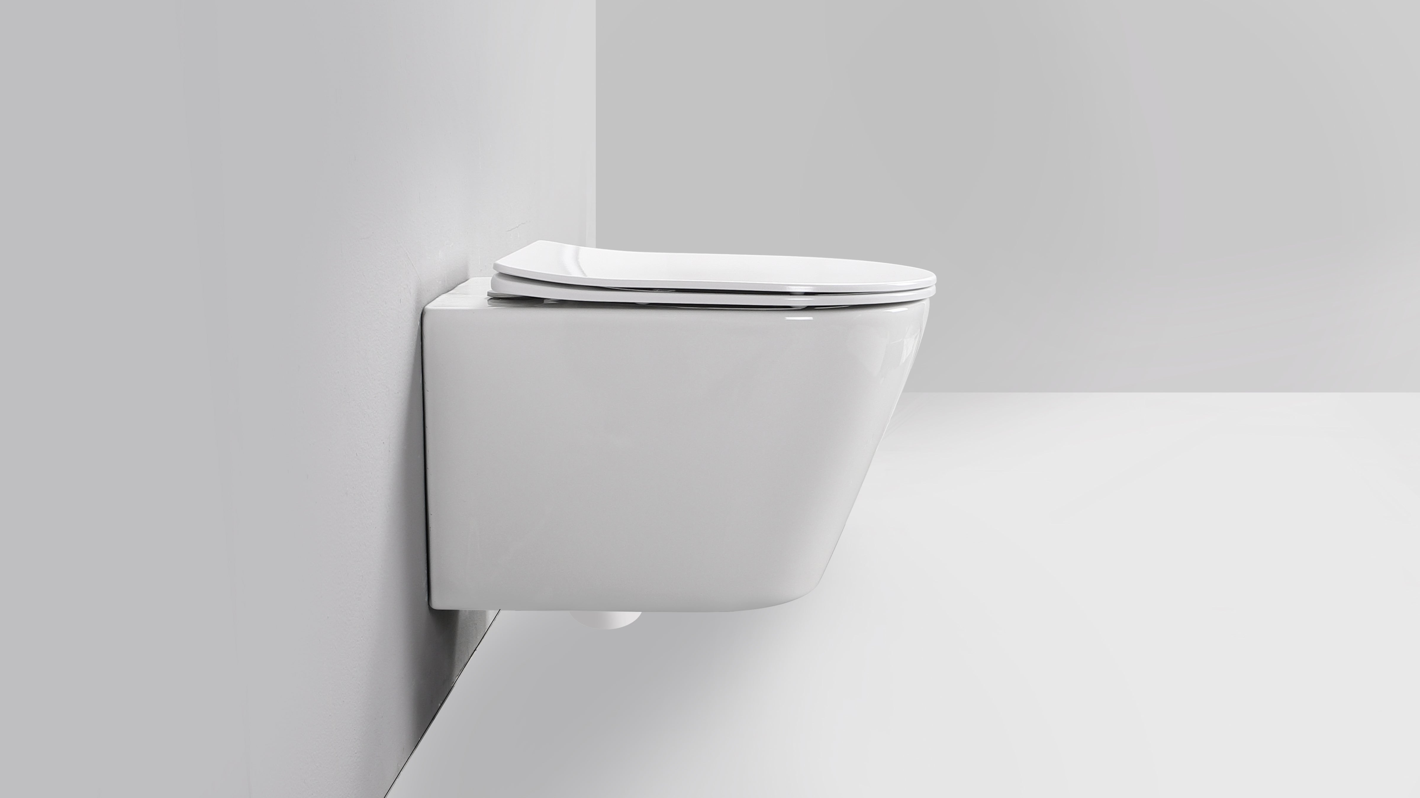 ANTONIO PAN WHITE WALL HUNG PAN & SEAT