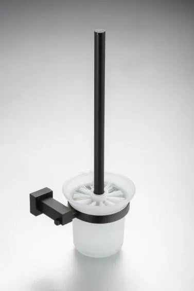 Gio Malta Black Toilet Brush Holder