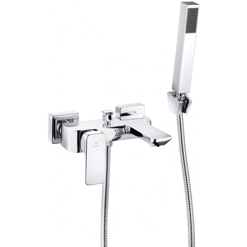 Cobra Arrive Chrome Bath Mixer & H-Shower