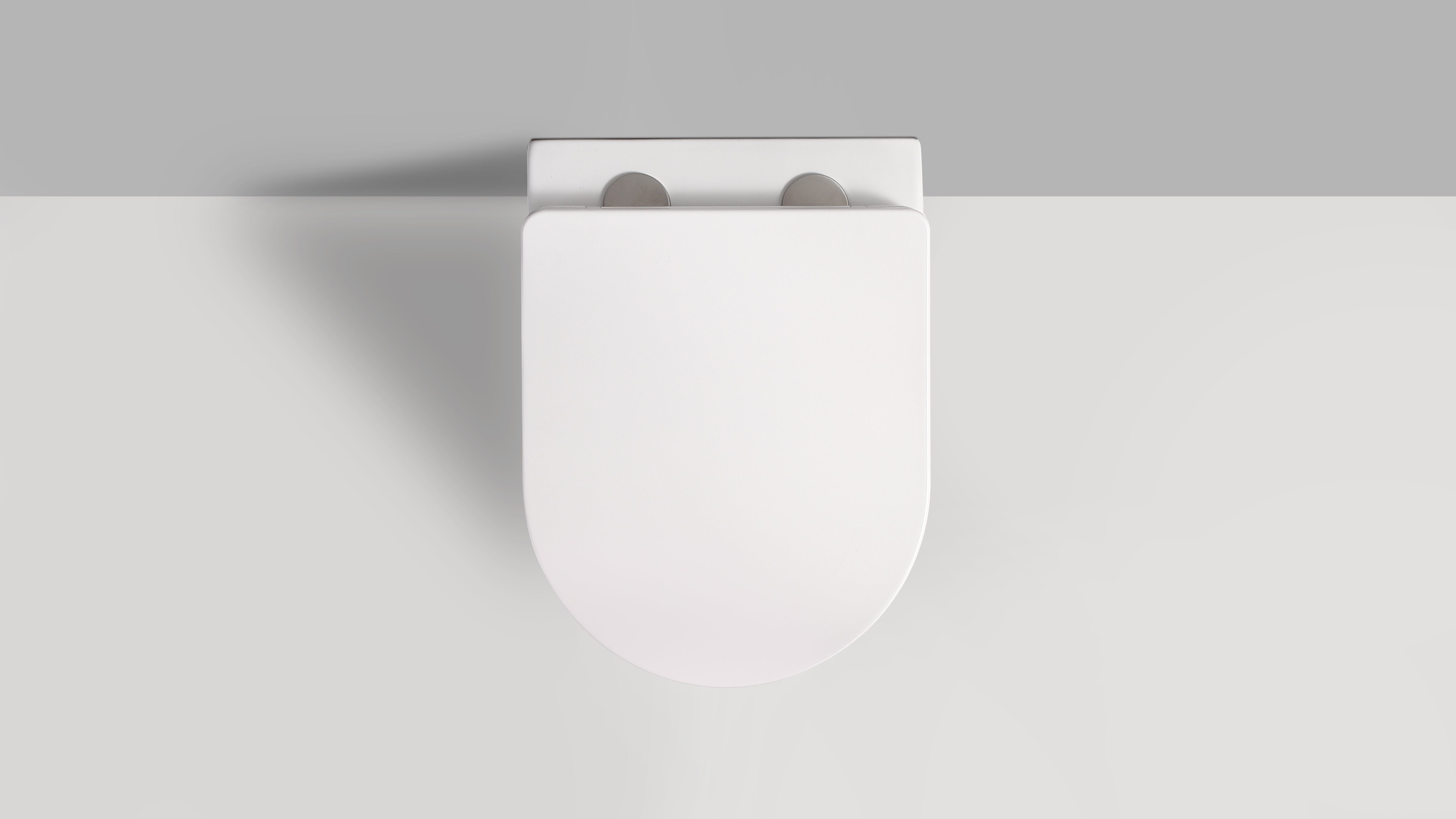 ELIO PAN ROUND WHITE WALL HUNG PAN & SEAT