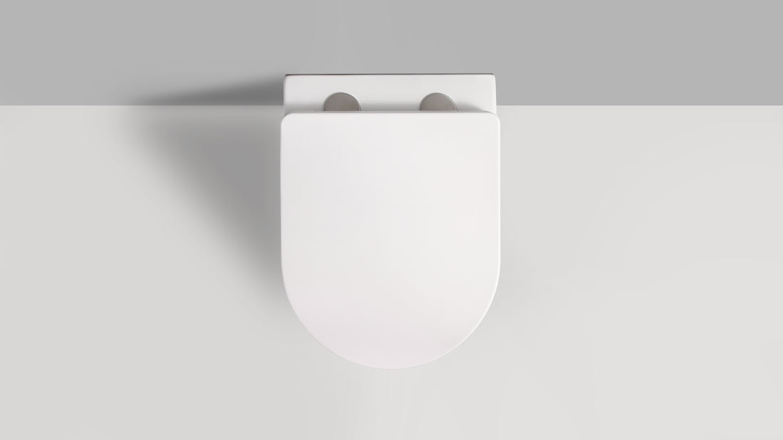 ELIO PAN ROUND WHITE WALL HUNG PAN & SEAT