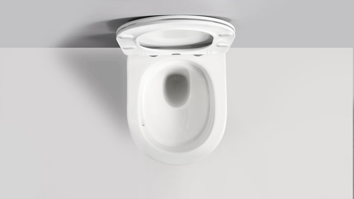 ELIO PAN ROUND WHITE WALL HUNG PAN & SEAT