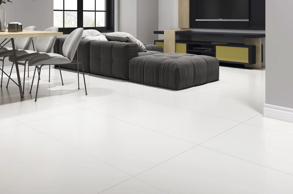 Angel White Glossy Porcelain 600X1200 1st Grade