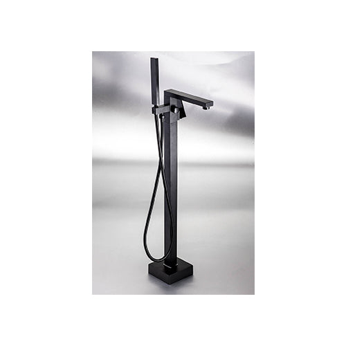 Gio Malta Floorstanding Bath Mixer Black