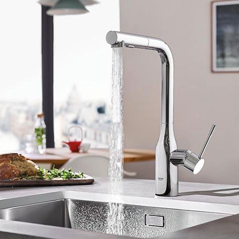 Grohe Essence Sink Mixer Pullout Spray