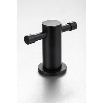 Demola Black Double Robe Hook