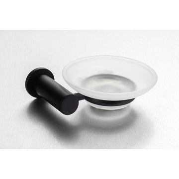 Demola Black Soap Dish Glass