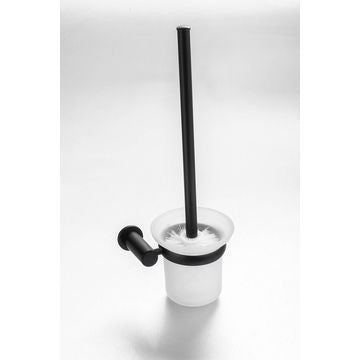 Demola Black Toilet Brush Holder